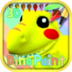 dinopaint 3d android application logo